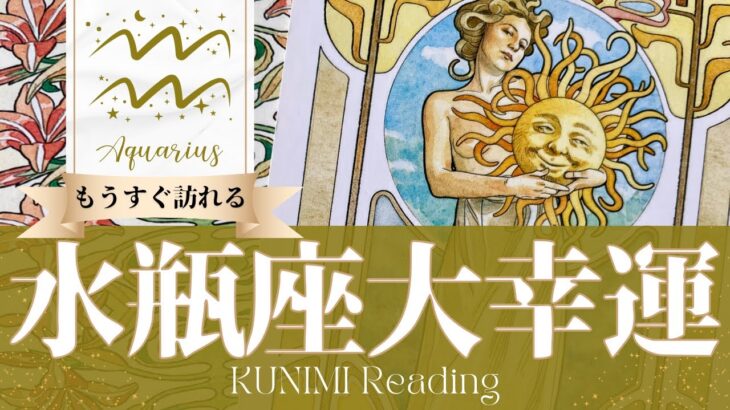 水瓶座♒契約や婚約の決断がもたらす大幸運🌞もうすぐ訪れる大幸運🌞どんな大幸運が🌞いつ頃訪れる？🌝月星座みずがめ座さんも🌟タロットルノルマンオラクルカード