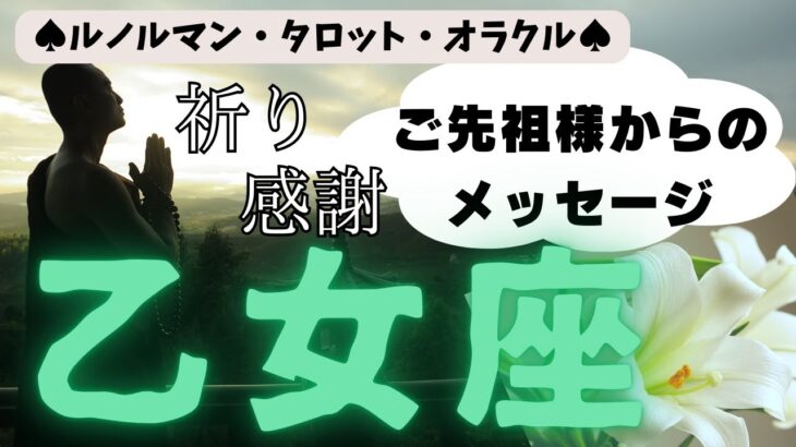 🙏💫【おとめ座♍さん】特別企画♪🔮✨《ご先祖様からのメッセージ》✨⭕見た時がタイミング♠ルノルマンカードリーディング♠タロットカードリーディング♥オラクルカードリーディングもあり😀💫乙女座