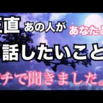 【そんなことを…🩶】正直あの人があなたと話したいこと㊙️個人鑑定級に当たる！恋愛タロット占い ルノルマン オラクルカード細密リーディング