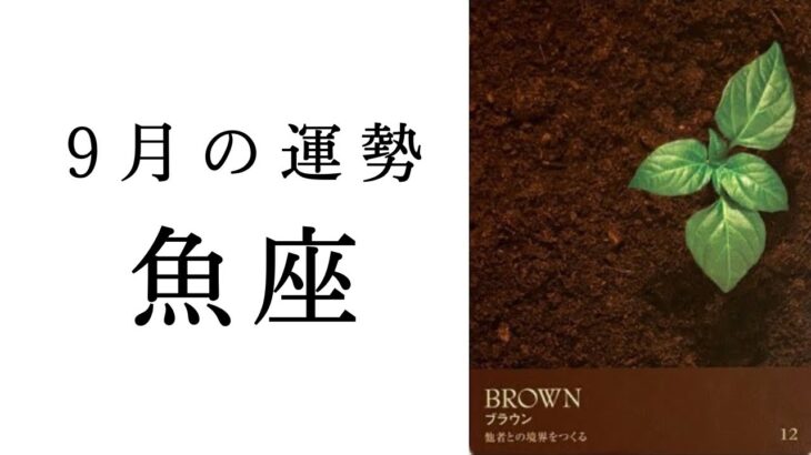 【魚座🌿9月の運勢】驚異のシンクロ起こりました😳最後のカードも、鳥肌もの！！2024年タロット占い