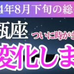 【水瓶座】2024年8月下旬みずがめ座の未来を開く水瓶座の星とタロットのメッセージ