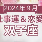 【双子座】ふたご座🌈2024年9月💖の運勢✨✨✨仕事とお金・恋愛・パートナーシップ［未来視タロット占い］