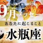 【水瓶座♒️9月運勢】圧巻のメッセージ✨大切なのは愛だけ。心が震える神回です。タロット＆オラクルカードリーディング