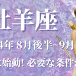 【おひつじ座】2024年8月後半運勢　待ちに待った！ついに始動！必要な条件が揃う、新しく動き始める💌よく耐えた、ここからはもう我慢しない🌈成功の道へ歩き始めます✨【牡羊座 ８月】【タロット】