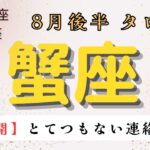 【急展開❗️】とてつもない連絡が来る　蟹座　8月後半タロット占い