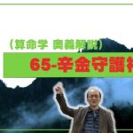 65-辛金守護神（算命学ソフトマスターの奥儀解説書・講義）