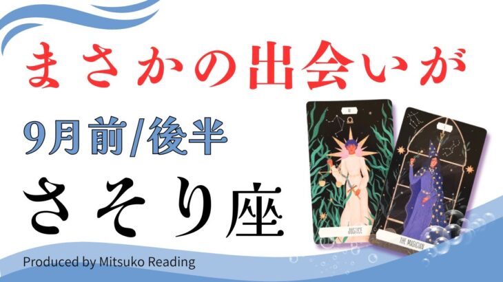 さそり座9月【出会い】やっと会えたね❗️未来につながるマジカルタイム❗️前半後半仕事恋愛人間関係♏️【脱力系タロット占い】