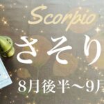 さそり座♏️2024年8月後半〜9月前半🌝 機が熟す！！驚くほどイメージ通りに…喜びと共に終幕、峠の先に見えるサプライズ、ありがとう、受け取ります