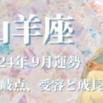 【やぎ座】2024年9月運勢　大事な心の分岐点、本当の願いに気付くとき💌サクセスストーリーが始まる、受容と成長🌈思わぬ突破口と戦略、「勇気」が鍵を握ります✨【山羊座 ９月運勢】【タロット占い】