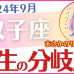 【双子座】2024年9月のふたご座の運勢を占星術とタロットで占います「人生の分岐点！」