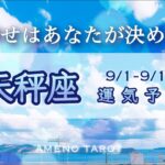 天秤座♎️９月前半🪽運命の輪がダブルで応援‼️あなたの幸せはあなたが決める✨素晴らしい転機を迎える💖🌈【全編字幕付きタロットリーディング】