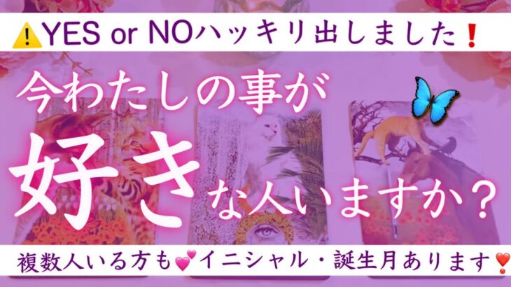 【⚠️ガチ鑑定注意⚠️】今私の事が好きな人はいますか？イニシャル、誕生月あり🔮タロット、タロット占い、恋愛