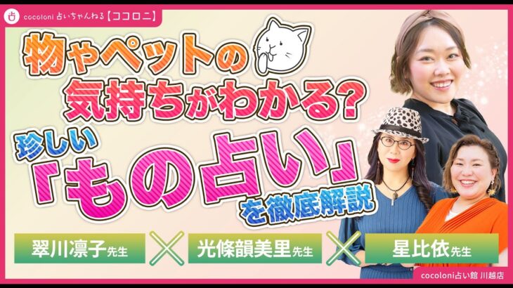 【超衝撃】ペットや大切な物の気持ちがわかる？！それって霊視？「モノ占い」で気持ちを占ってみた🔮