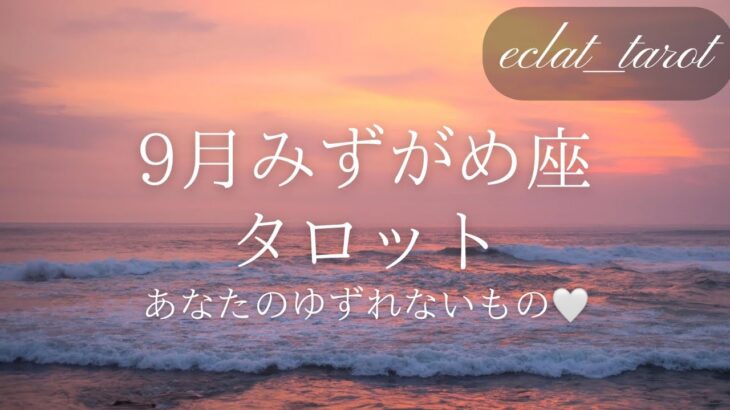 【みずがめ座さん】9月✨前向きリーディング‼︎今のありのままのあなたで合ってるんだよ✨