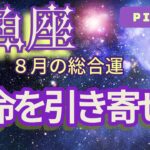 【魚座】2024年8月の恋愛運、金運、健康運をタロットと占星術で鑑定