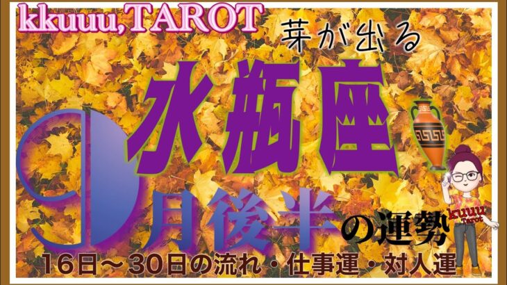 物事をポジティブに考えられる🌞水瓶座♒️さん【9月後半の運勢✨16日〜30日の流れ・仕事運・対人運】#2024 #タロット占い #星座別