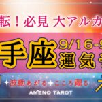 射手座🪽【９月後半運勢】！大好転！大アルカナ祭、必見です！夜が明けるサインがズビズバと😳‼️