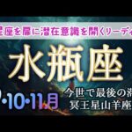 水瓶座♒️全ては必然。どんな優れた人も不完全であることの利点を受け入れ、無限の可能性や奇跡を迎え入れる余白に気づく。#2024年9月水瓶座 #カードリーディング #ホロスコープ #月間占い #月読み