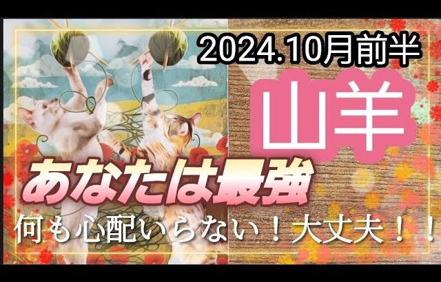 【10月前半🍀】山羊座さんの運勢🌈あなたは最強✨✨✨何も心配いりません！大丈夫💛🩵