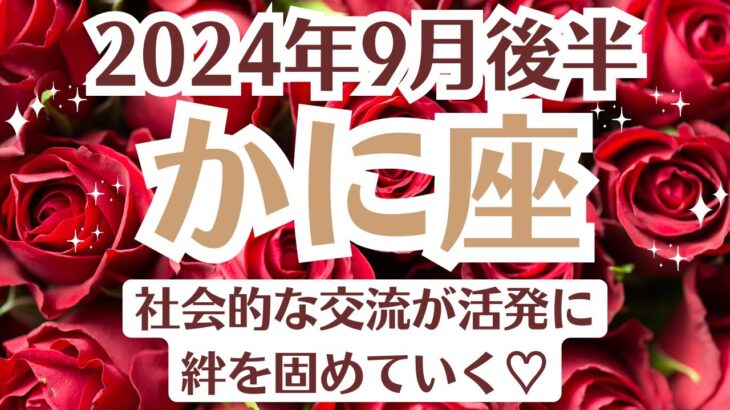 🌛蟹座♋9月後半タロットリーディング│全体運・恋愛・仕事・人間関係