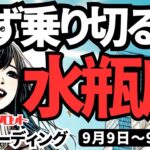 【水瓶座】♒️2024年9月9日の週♒️乗り切る私がいる。ある時は集中し、ある時は任せる。大きな事を終わらせて新たな道へ。タロットリーディング