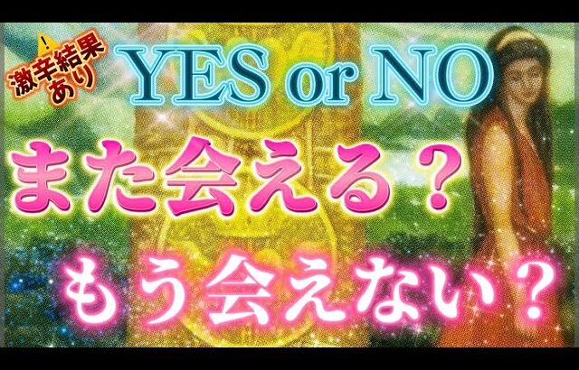 【⚠️厳しい結果あり】ハッキリYES or NO❗️あの人とまた会える？会いたいと思ってるかを視ます　お相手の気持ち💗　個人鑑定級　透視タロット占い