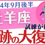 【牡羊座】2024年9月後半の運勢を占星術とタロットで占います「奇跡の大復活！」