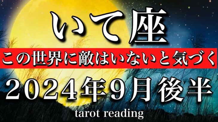 いて座♐︎2024年9月後半 この世界に敵はいないことに気づく🌼　Sagittarius tarot reading