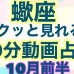 【10月前半の運勢】蠍座　貴方の願いは現実となり叶います！自分を信じて下さい超細密✨怖いほど当たるかも知れない😇#星座別#タロットリーディング#蠍座