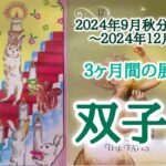 双子座♊️どんな３ヶ月間となりそうか？2024.9.22秋分〜12.21冬至