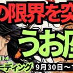 【魚座】♓️2024年9月30日の週♓️心の限界を突破。こだわりから自由になり、私らしくなれる時。タロット占い。うお座。10月