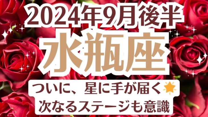 🌛水瓶座♒9月後半タロットリーディング│全体運・恋愛・仕事・人間関係