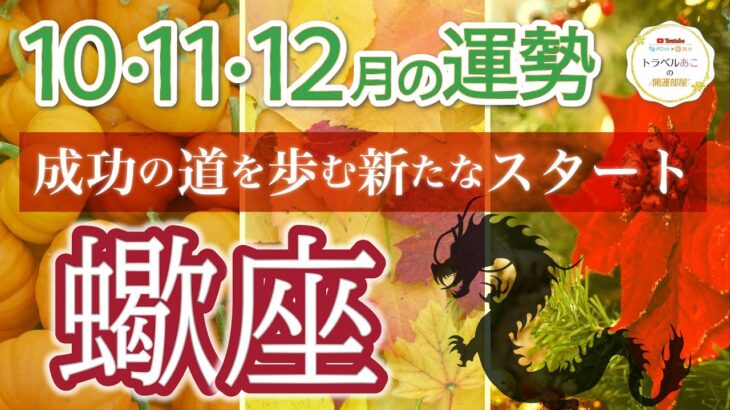 【飛躍の時】蠍座♏️運気が爆上がり！全てがうまくいくラッキーな３ヶ月4四半期リーディング🐉仕事運,人間関係運,恋愛運,金運,財運,家庭運,事業運,全体運［タロット/オラクル/ルノルマン/風水］