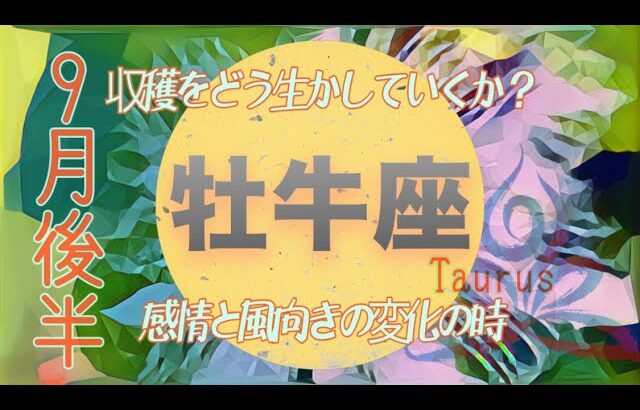 【9月後半✴︎牡牛座】別々だった二つの物を融合していく！手を伸ばせば届く、受け取れる✴︎未来に向けた最終チェックも◎【2024】