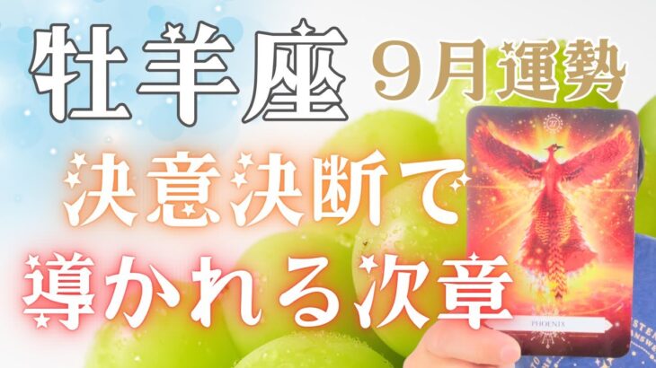 【牡羊座】変化を決意決断する事で次のステージへ引っ張り上げられそうです🪽9月運勢🔮✨