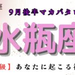 【鳥肌級😲】あなたに起こる神展開　水瓶座　9月後半マカバタロット占い#マカバ #タロット #恋愛 #星座