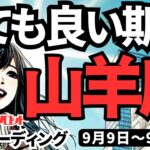 【山羊座】♑️2024年9月9日の週♑️とても良い期間。覚悟を決めて歩み出す時。良い流れに乗る私。タロットリーディング