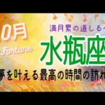 水瓶座♒️10月の運気⭐️夢を叶える絶好のタイミング。㊗️独自の魅力と感性に光輝く時が来た✨🎉🎉🎉