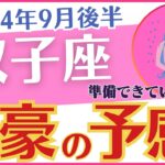 【双子座】2024年9月後半の運勢を占星術とタロットで占います「富豪の予感！」