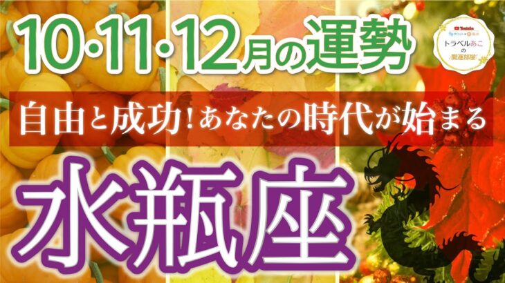 【運命の変革】水瓶座♒️チャンスが次々舞い込む💫全運勢で飛躍する1年🌈4四半期リーディング🐉仕事運,人間関係運,恋愛運,金運,財運,家庭運,事業運,全体運［タロット/オラクル/ルノルマン/風水］