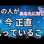 【激白🥺】あの人があなたに対して正直おもっていること。個人鑑定級に当たる！恋愛タロット占い ルノルマン オラクルカード細密リーディング