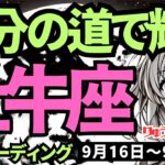 【牡牛座】♉️2024年9月16日の週♉️自分の道で輝く! 言い寄る者どもをあしらい、とても賢く、とても魅力的になる時。タロットリーディング