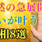 【手相占い】幸福を引き寄せる！今までの苦労が報われて願いが叶う手相8選！