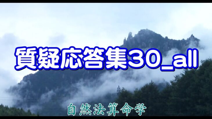 質疑応答集_30.1,2 – 母の霊魂が無い宿命、納音の新規出発