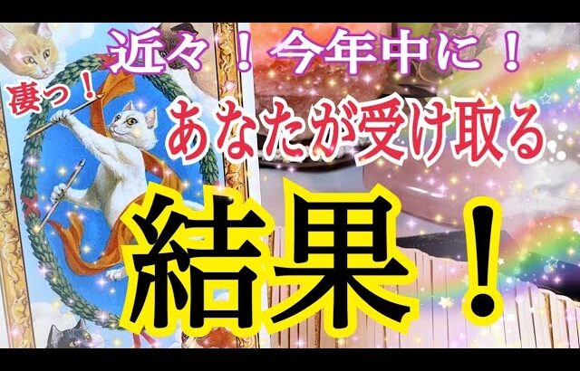 【今年中に大激変します🔥】近々あなたが受け取る結果😳個人鑑定級タロット占い🔮⚡️