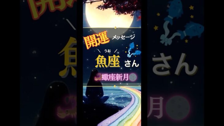 ♓️うお座さんへの開運メッセージ🍀蠍座新月で新たな始まりを楽しむ🩷占星術&カードリーディング🔮