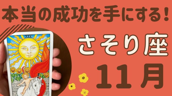 【蠍座】すごい‼️成功が待ってる❗️本当の幸せや豊かさを手にする❗️両手を広げて受け取って✨✨