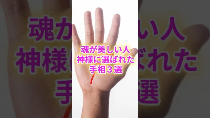 魂が美しい人！神様に選ばれた手相3選 #スピリチュアル #サイン #金運 #運 #大金 #開運 #幸運 #財運 #風水 #占い #手相 #shorts