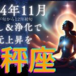 天秤座さん　手放し＆浄化で次元上昇を　2024年11月の運勢　10月下旬から12月上旬までの全体運　#天秤座　#タロット　#2024年