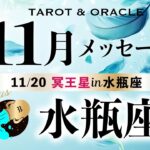 【水瓶座♒️11月】絶大なエール🌈宇宙はいつもあなたの味方です✨堂々「自分」で生きて行く！《土の時代のフィナーレ／今重要なメッセージ💌》